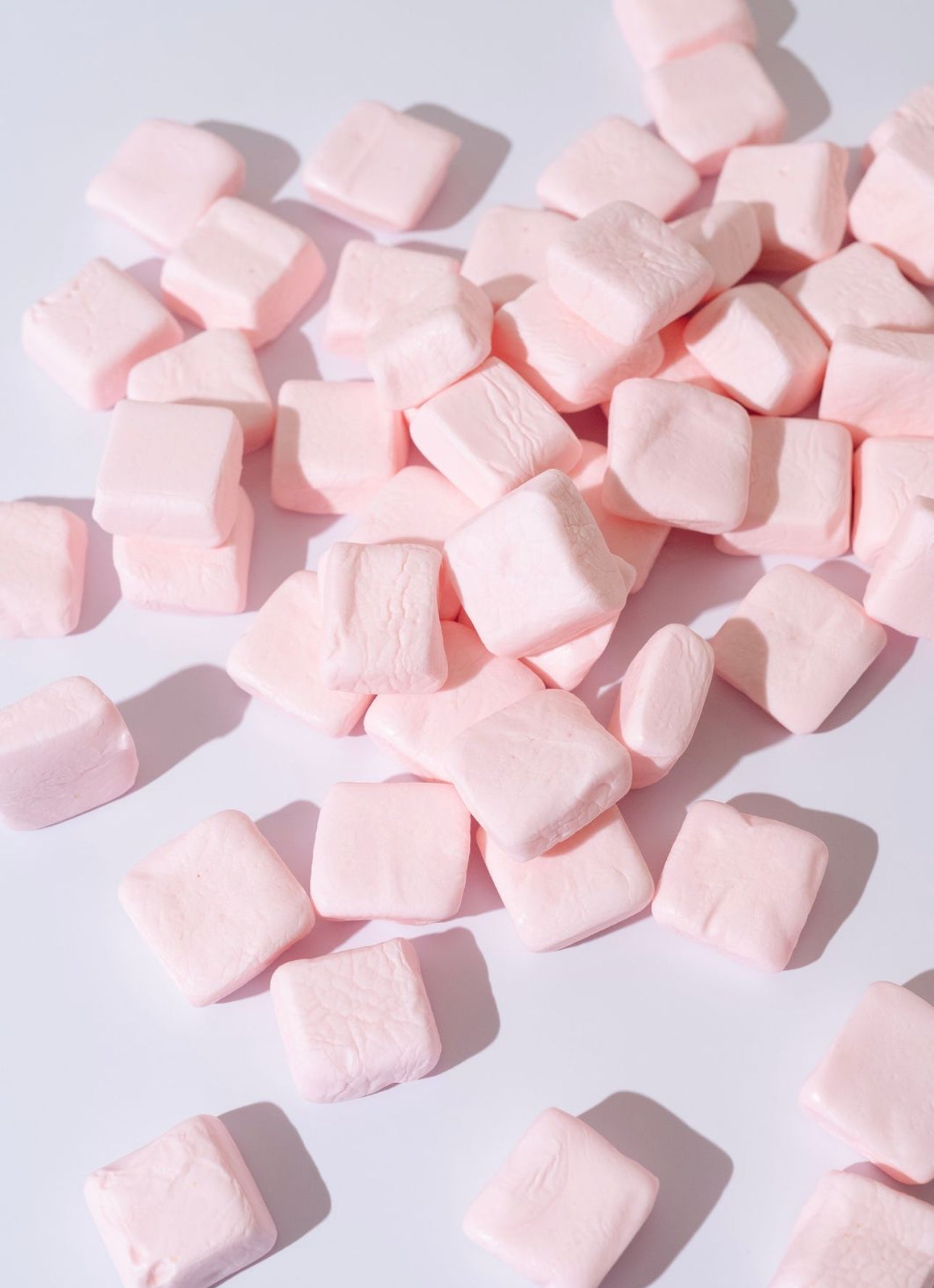 Swedish Strawberry Marshmallow Cubes